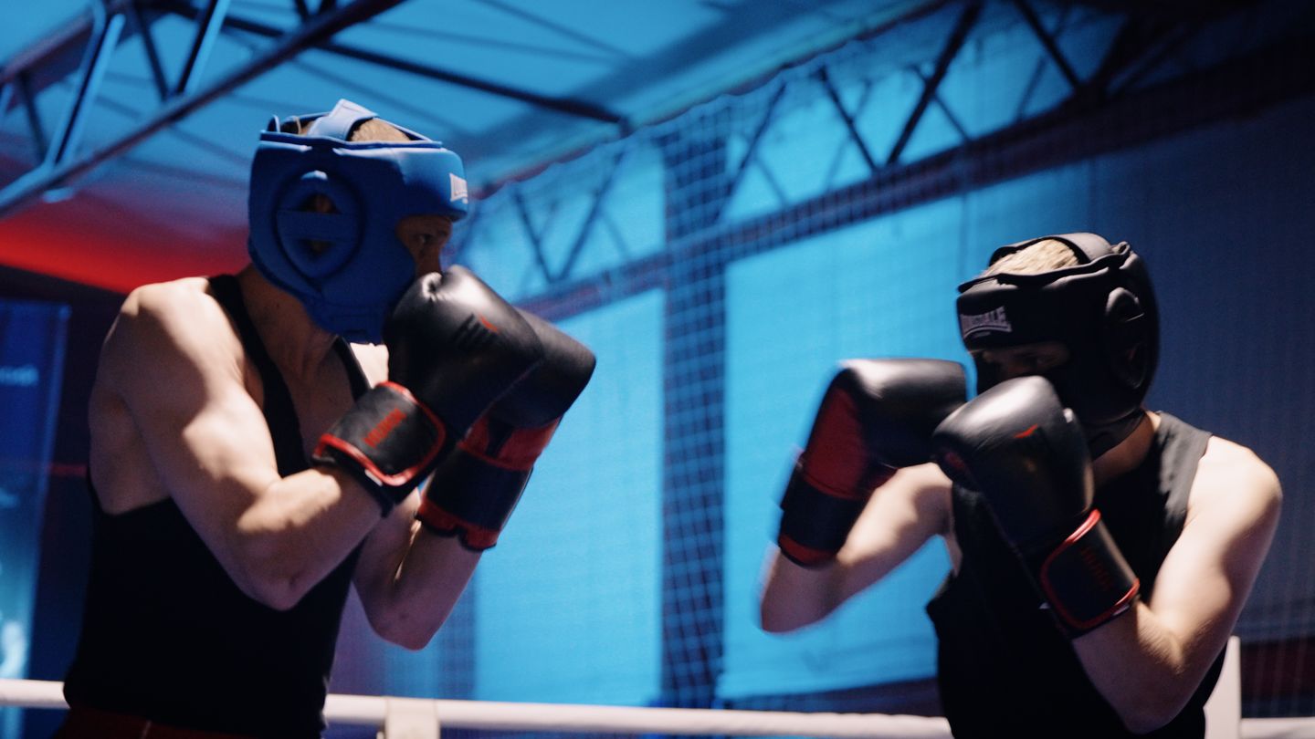 Sparring in the ring
